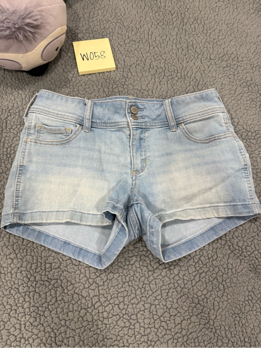 Hollister Light Wash Denim Jean Shorts